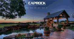 Desktop Screenshot of caprockltd.com